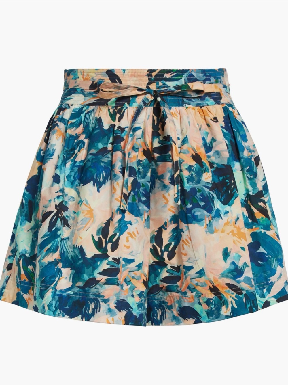 Ulla Johnson Rowan blue floral short